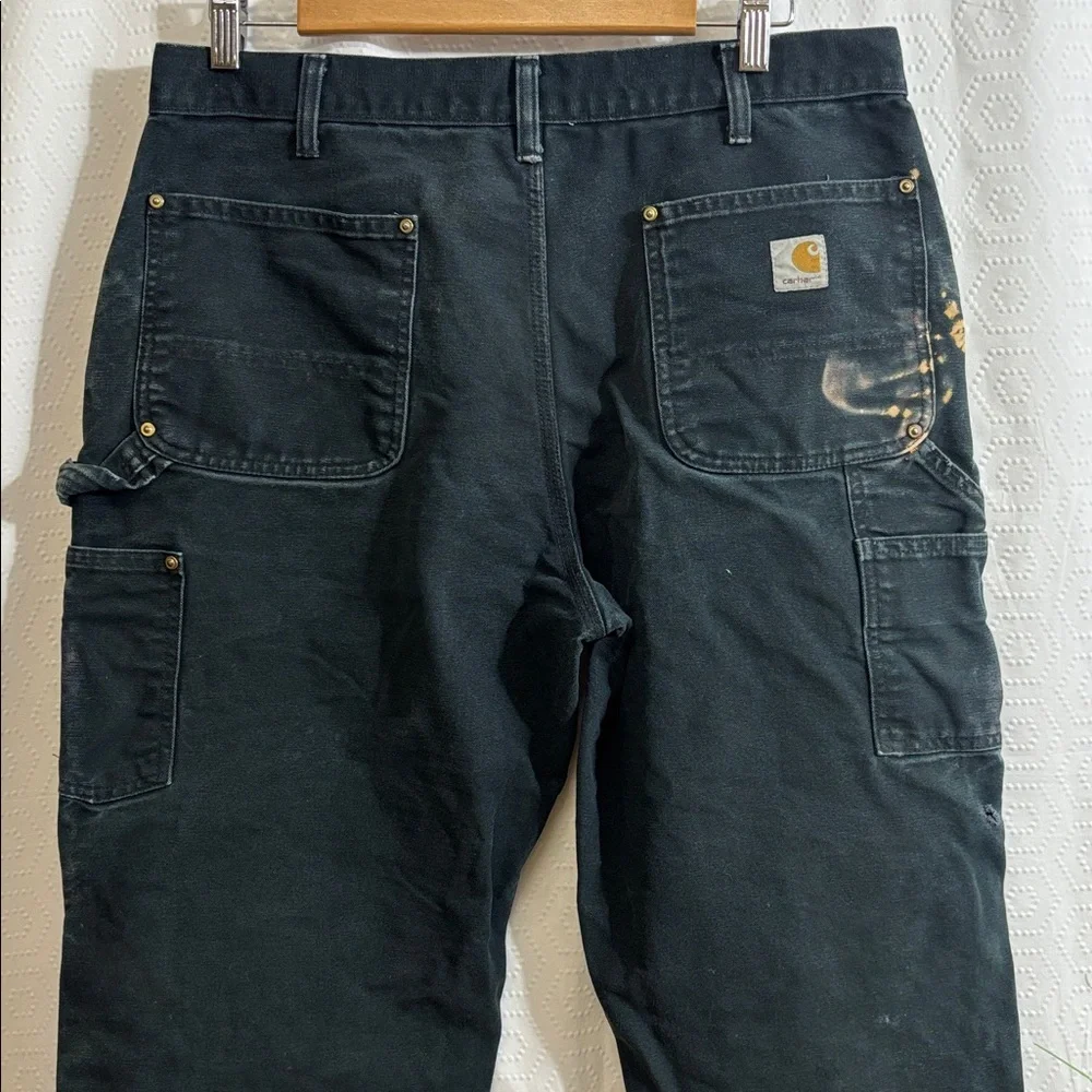Vintage Carhartt Made in USA Double Knee Duck Canvas Work Pants